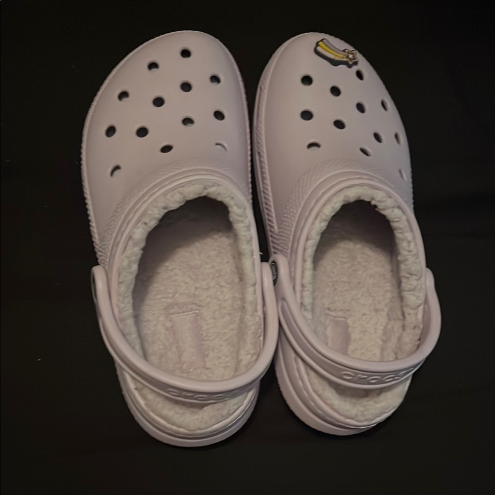 CROCS Kids Lined Slippers - Light Purple